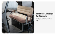 Easy to Install Electric Tricycle Seat Cushion Non-Slip Bottom All-in-Single Seat Backrest Cushion Multi-Purpose for Adults, Cold Weather