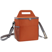 Zippered Insulated Lunch Bag Adjustable Strap Soft-Sided Lunch Bag Top Handle Thermal Meal Tote Easy to Clean for Picnic