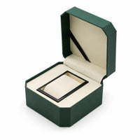 Hinged-Lid Watch Box with Cushion Soft Octagonal Watch Holder Simple Jewelry Box with Cushion Lightweight for Gifters