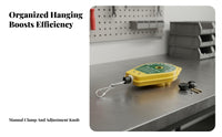 Electric Screwdriver Hanging Hanger Sturdy Duty Retractable Tool Suspender Coil Tool Suspender Double Fasteners