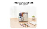 Clear Multi-Compartment organizer Space-Saving Clear Partitioned organizer for Dorm Room