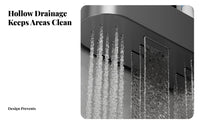 Wall Mounted Toilet Brush Drill Installation Toilet Brush and Holder Set Complete Storage Suction Cup Cleaning Holder for Renters, Apartment