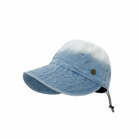 Lightweight Denim Wide-Brim Hat Breathable Material Wide Brim Fisherman Hat Packable for Women, Summer, Outdoor, Travel