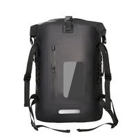 30 L Waterproof Backpack Front Zipper Pocket PVC Waterproof Backpack Reflective Strip Luggage