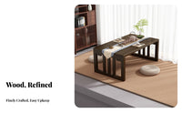 Japanese design Foldable Leg Table Multi-Purpose Foldable Bed Tray Multipurpose Floor Desk Space-Saving for Apartment Dwellers, Remote Workers, Bay area, Bedroom, Living Room, Home Office