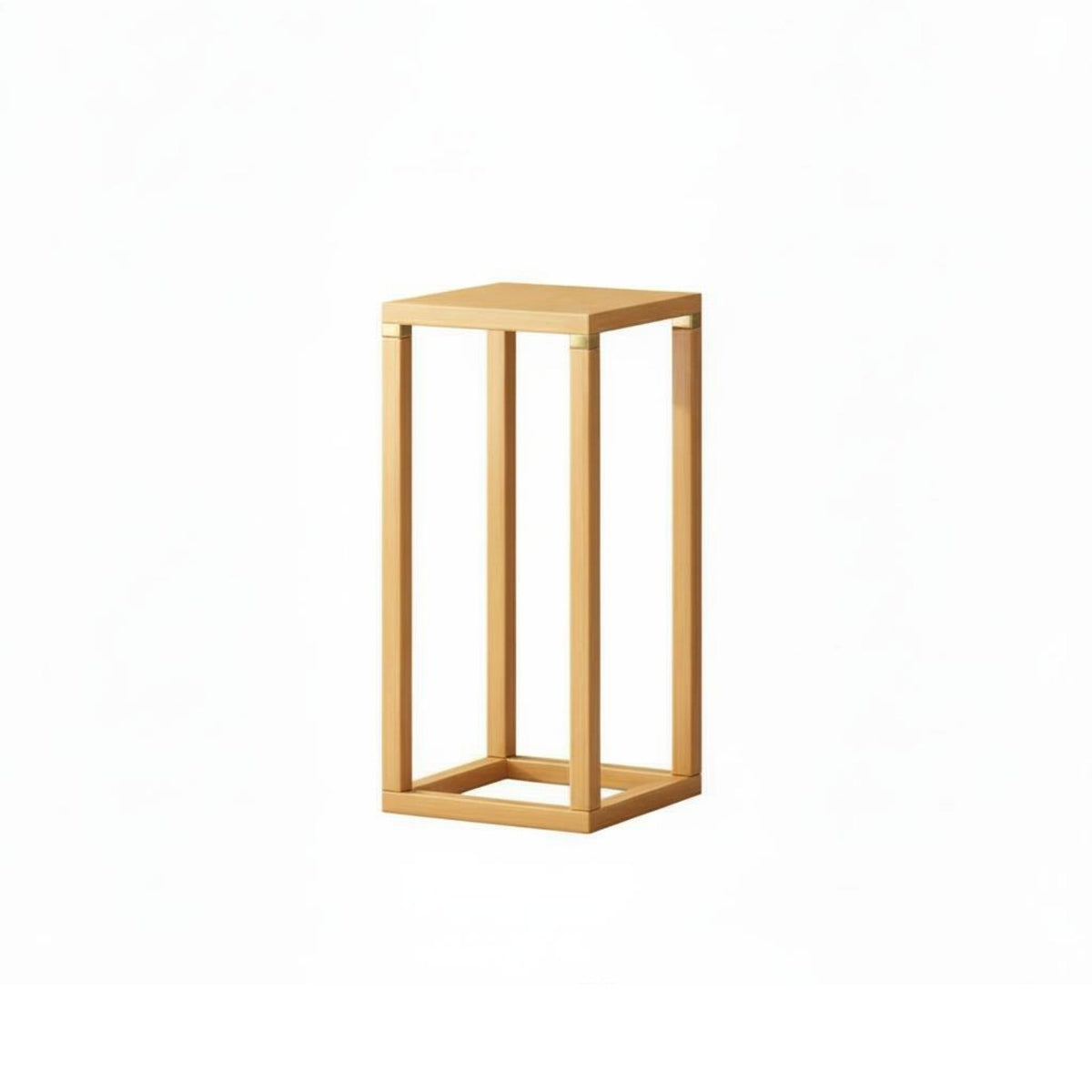 Chinese Design Flower Stand Sturdy Wood Wooden Plant Stand Chinese Design Display Base Stable Frame Home Decor Long-Lasting