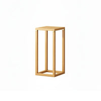 Chinese Design Flower Stand Sturdy Wood Wooden Plant Stand Chinese Design Display Base Stable Frame Home Decor Long-Lasting