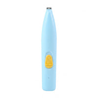 Fast Charging Pet Paw Hair Trimmer Slim LED Paw Trimmer Handheld Pet Hair Shaver