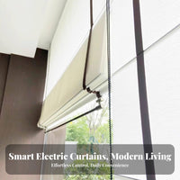 Leather Strap Roman Shade French Design Roman Shade Electric Shade Minimalist Design Material Window Shade Provides