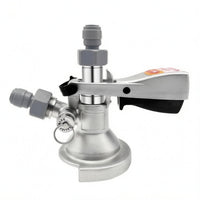 Stainless Steel Keg Coupler Metal Housing Keg Dispenser Black Beverage Equipment for Dispensing System