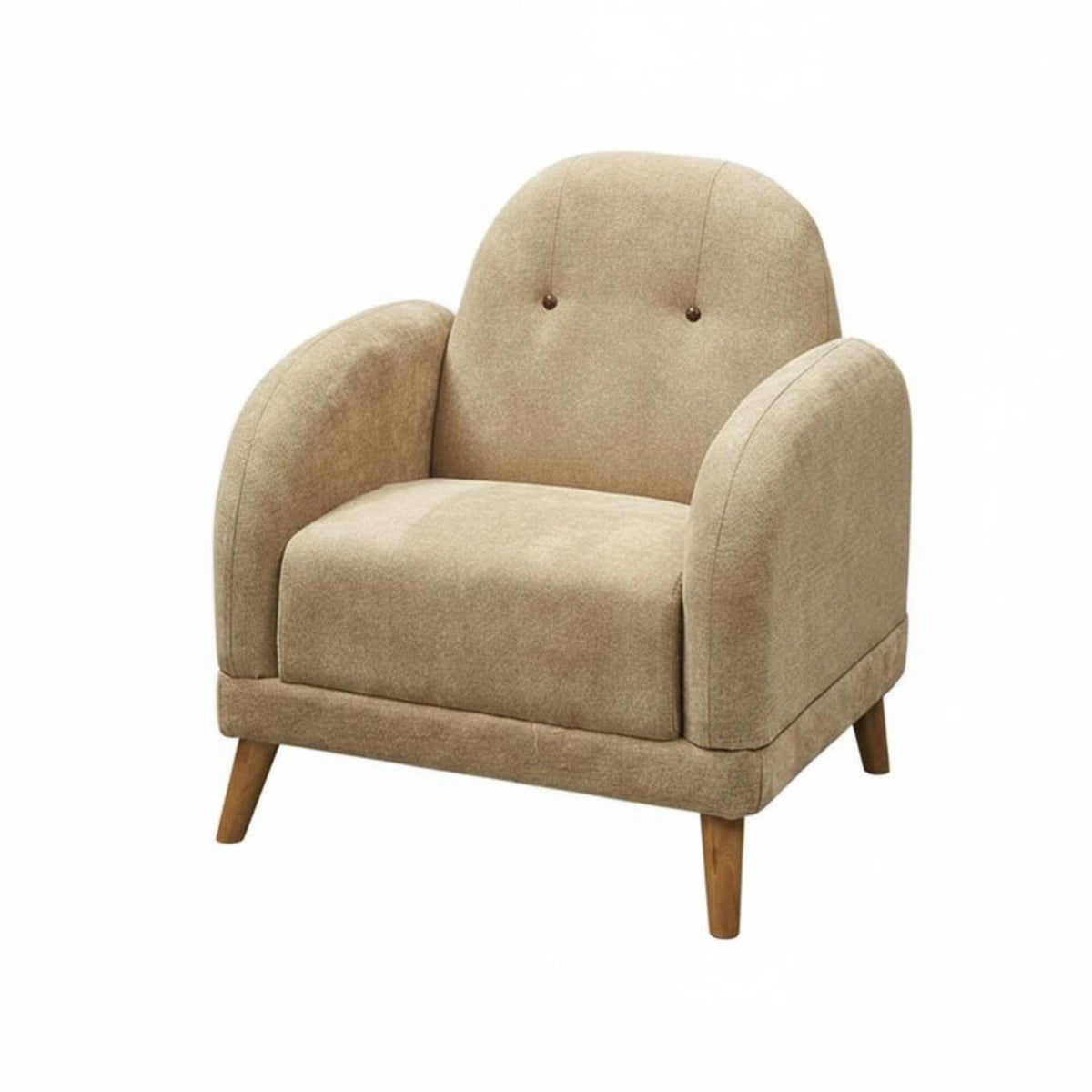 Simple Design Upholstered Loveseat Modern Aesthetic Upholstered Two-Seater Button-Tufted Backrest Restaurant Seating Comfortable for Interior Designers, Business Owners, Guests, Coffee Shop, Lounge Area, Waiting Room, Office
