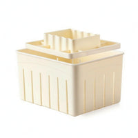 Food Grade Tofu Mold with Pressing Insert Small-Batch Tofu Maker Easy-Rinse Kitchen Tool Hasslecomplimentary for Beginners, Countertop Prep