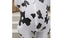 Inflatable Cow Costume Black-and-White Inflate Cow Costume Lightweight