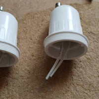 Bulb Holder for GU10 LED and Halogen GU10 Bulbs, Durable Plastic GU10 Lamp Holder with Wires, 1A Rated Current for DIY Lighting, 250V 1-Pack