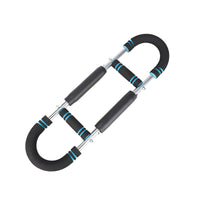 Spring-Loaded U-Shaped Arm Exerciser Foam-Padded Adjustable Resistance Exerciser Ergonomic Design Chest Workout Exercise Equipment Anti-Slip Grip