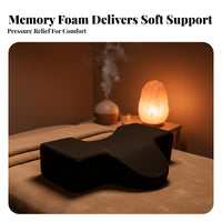 High-Density Foam Eyelash Extension Pillow Soft Breathable Cover U-Shaped Neck Support Pillow Washable Pillowcase for Estheticians, Home Use