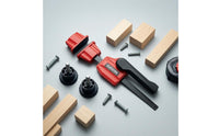 Rubberized Grip 20 Mm Bench Clamp Knurled Knobs Wooden Workbench Clamp Hand Lever Table Vise Metal Bar for Woodworking