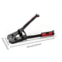 Heavy-Duty Wire Rope Crimping Pliers Manual Wire Rope Crimping Tool Non-Slip Swaging Tool High-Leverage for Installation