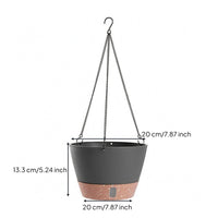 Hanging Planter Speckled Hanging Planter Wide Open Top