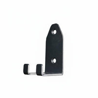 Squat Rack Bar Hook Universal Fit Strength Rack Barbell Storage Attachment Space-Saving Design Vertical Barbell Storage Hook