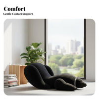 Polar Bear Sofa Chair Designer Style Upholstered Accent Chair Statement Piece Home Seating for Office Workers, Adults, Living Room, Bedroom, Apartment