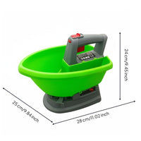 Powered Grass Spreader 3-Liter Reservoir Handheld Spreader USB-C Charging Garden Tool