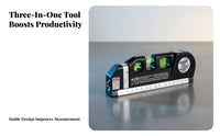 Attractive Base Multipurpose Level Compact Design Cross Line Level Accurate Measurement for DIY Enthusiasts, Construction Workers