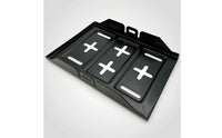 Sturdy Battery Tray with Clamp Long-Lasting Battery Tray with Hold down Clamp Anti-Vibration Hardware Corrosion-Resistant for DIY Mechanics
