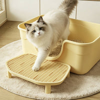 Cat Litter Step Board Raised Litter Box Step Long-Lasting for Cats
