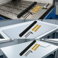 CNC Turning Tool Holder Anti-Vibration Holder with Carbide Inserts Tooling for Metalworkers