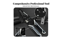 Insulated Handles Wire Stripping Plier Size Markings Wire Stripping Pliers Spring-Loaded Multi-Function Cable Cutter Allall-in-One for Electricians