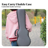 23/24 Inch Ukulele Case Sturdy Construction Ukulele Protective Case Musical Instrument Accessory Soft Interior Lining