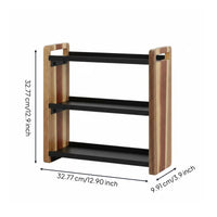 3-Tier Storage Rack Versatile Below-Sink Storage Minimalist Spice Organizer Design Rack Organizer for Kitchen