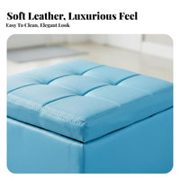 Tufted Storage Ottoman Comfortable Seating Tufted Storage Cube for Fitting Room