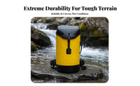 Caving Rope Bag Large Capacity Water Emergency Gear Bag Sturdy Duty PVC Rucksack Leakproof Sealed Seams Waterproof Backpack