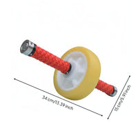 Core Roller Wheel Metal Handles Ab Exercise Wheel Silver End Cap for Indoor