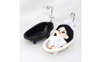 Realistic Design Doll Bathtub Polished Surfaces Miniature Bathtub Promotes Skill Development for Children, Dollhouse, Display, Photography