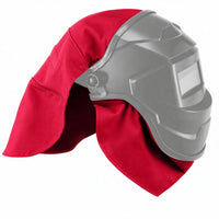 Welding Helmet Cover and Helmet Bib Set Spatter-Repelling Welding Accessories Guard for Welders
