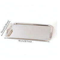 Serving Tray with Handles Formal Tray with Handles Versatile for Table Display
