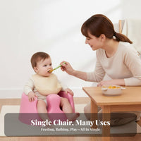 Inflatable Learn-to-Sit Sofa Supportive Backrest Sitting Assistant for Toddlers