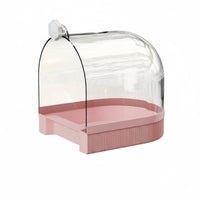 Easy to Clean External Bird Bath No Leak Bird Bathing Tub Allall-Purpose Pet Supply Multi-Use for Parrots, Small Birds