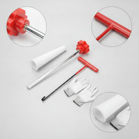 4 Pieces Tire Valve Service Kit Non-Slip Valve Stem Installation Tool Stem Remover Comfortable Portable for Mechanics, Garage