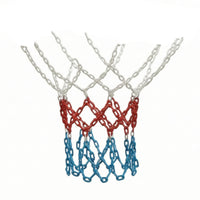 Basketball Hoop Chain Net Heavy Duty Metal Basketball Net Indoor and Outdoor for Coaches, Driveway, Playground