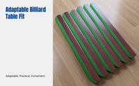 Billiard Table Rail Set, Wood Frame, Steel Bank Padding, Snooker Accessory