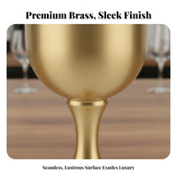 Brass Goblet Thickened Solid Brass Chalice Decorative