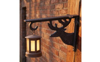 Decorative Scrollwork Right-Angle Shelf Bracket Rustic Cast Metal Shelf Bracket