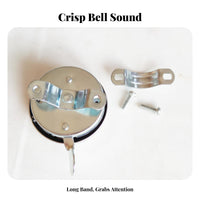 Retro Design Classic Cycle Bell Easy to Install Metal Cycling Bell Long-Lasting Chime for Children, Road Biking, City Commuting