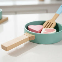 Realistic Details Pretend Cutting Food Toys Educational Wooden Play Food Set Natural Wood Kids Kitchen Toy Set Safe Rounded Edges for Toddlers, Home