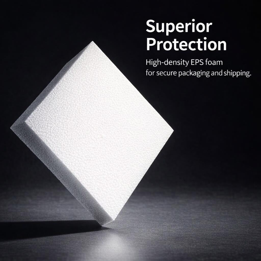 Foam Board, Polystyrene Foam Sheet for Model Making, Box Lining, Mounting Photos, Arts Crafts Projects, Cushioning Fragile Items, White