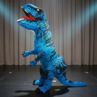 Portable Fan Powered Inflatable Dinosaur Costume Fast Inflation Dinosaur Inflatable Suit Easy to Wear Dinosaur Inflatable Costume 3D Shape for Performers, Halloween, Party, Performance